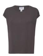 Vero Moda Vmava Plain Ss Top Ga Jrs Noos Grå