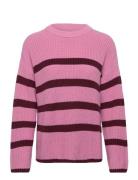 Selected Femme Slfbloomie Ls Knit O-Neck Noos Rosa