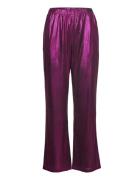 Tuula Pants Bottoms Trousers Wide Leg Purple Lollys Laundry