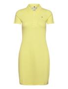 Tommy Hilfiger 1985 Slim Pique Polo Dress Ss Gul