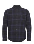 ONLY & SONS Onsyun Reg Btn Down Check Ls Shirt Marinblå