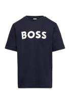 BOSS Short Sleeves Tee-Shirt Marinblå