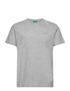 Happy Tee Tops T-shirts Short-sleeved Grey H2O
