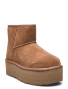 UGG W Classic Mini Platform Brun