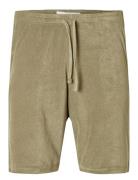 Selected Homme Slhrelax-Terry Shorts Ex Grön