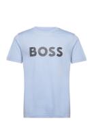 Tee 1 Sport T-shirts Short-sleeved Blue BOSS