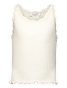 Rosemunde Kids Rkbeatha Sl Top W/ Lace Kräm