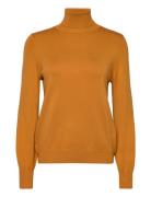 Esprit Collection Basic Roll Neck Jumper, Lenzing™ Ecovero™ Orange