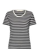 Elba Ss Tee Gots Tops T-shirts & Tops Short-sleeved Black Basic Appare...