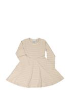 Geggamoja Flared Dress L.s Classic Beige