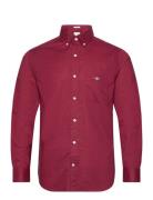 GANT Reg Poplin Shirt Burgundy