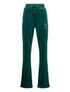 Juicy Couture Diamante Velour Bootcut Grön