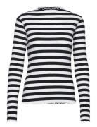 Karen By Simonsen Candacekb Big Stripe Ls Svart