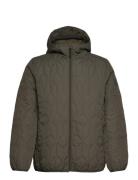 Lindbergh Puffer Jacket With Hood Grön