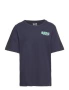 EA7 T-Shirts Marinblå