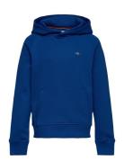 GANT Shield Hoodie Blå