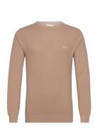 GANT Cotton Pique C-Neck Beige