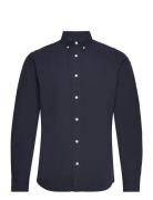 Selected Homme Slhslimrick-Poplin Shirt Ls Noos Marinblå