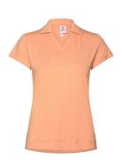 Anzio Cap Polo Shirt Tops T-shirts & Tops Polos Orange Daily Sports
