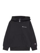 Champion Half Zip Hooded Sweatshirt Svart