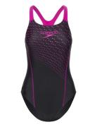 Speedo Womens Medley Logo 1 Piece Svart