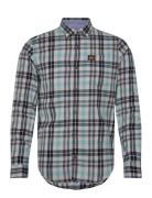 Superdry L/S Cotton Lumberjack Shirt Blå