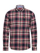 Superdry L/S Cotton Lumberjack Shirt Marinblå