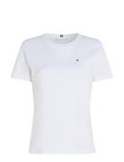Modern Regular C-Nk Ss Tops T-shirts & Tops Short-sleeved White Tommy ...
