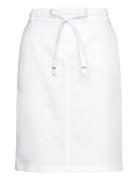 Skirt Woven Short Kort Kjol White Gerry Weber Edition