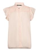 Camillabbnicole Shirt Tops Blouses Short-sleeved Pink Bruuns Bazaar
