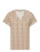 Frsanie Tee 1 Tops T-shirts & Tops Short-sleeved Multi/patterned Frans...