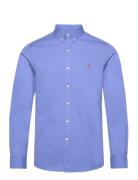 Polo Ralph Lauren Slim Fit Garment-Dyed Twill Shirt Blå