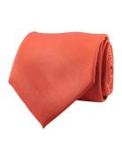 Portia 1924 Solid Silk Tie Orange