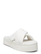 Tommy Hilfiger Tjw Lettering Flatform Sandal Vit