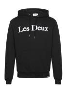 Les Deux Charles Hoodie Svart