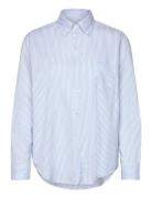 GANT Rel Luxury Oxford Striped Bd Shirt Blå