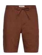 Relaxed Linen Ds Shorts Bottoms Shorts Casual Brown GANT