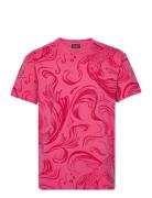 Superdry Vintage Overdye Printed Tee Rosa