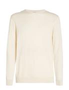 Calvin Klein Cotton Silk Blend Cn Sweater Kräm