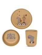 Nuuroo Milas Pla Dinner Set 3-Pack Brun