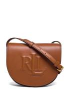 Lauren Ralph Lauren Leather Medium Witley Crossbody Brun