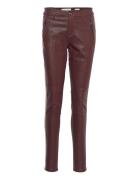 Alex Structure Chino Bottoms Trousers Slim Fit Trousers Brown Pieszak