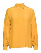 GANT D2. Drapy Puff Sleeve Shirt Gul