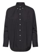 GANT Relaxed Bd Luxury Poplin Svart