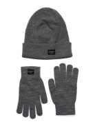 Jac2Pack Ot Beanie & Gloves Accessories Headwear Beanies Grey Jack & J...