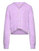 Kognewpiumo L/S Cardigan Cp Knt Tops Knitwear Cardigans Purple Kids On...