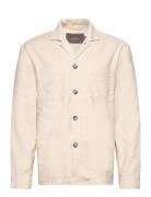 Fenix Linen Shirt Outerwear Tops Overshirts Cream Morris