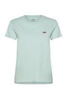 Perfect Tee Pastel Blue Tops T-shirts & Tops Short-sleeved Blue LEVI´S...