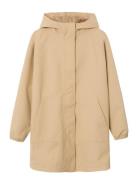 LMTD Nlfdrip Rain Jacket 1Fo Beige