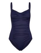 Panos Emporio Potenza Solid Swimsuit Marinblå